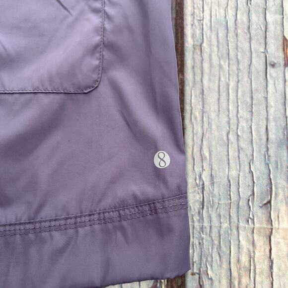 Layer 8 Rain Windbreaker Hooded Light Purple Jacket Qwick Dry XS - Picture 13 of 13